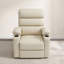 Fauteuil inclinable électrique avec assistance au levage, chauffage lombaire, massage par vibrations et repose-pieds extensible, pour les personnes mesurant entre 1,55 m et 1,75 m, en similicuir.-1545649536-1377554463