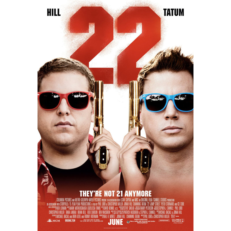 22 Jump Street, H 18 po x l 12 po