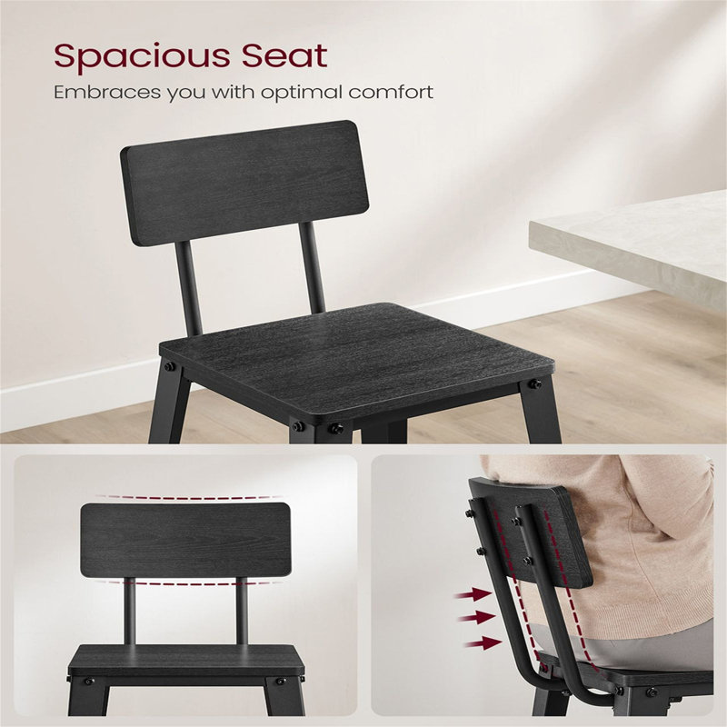 Counter Stool with Metal Frame