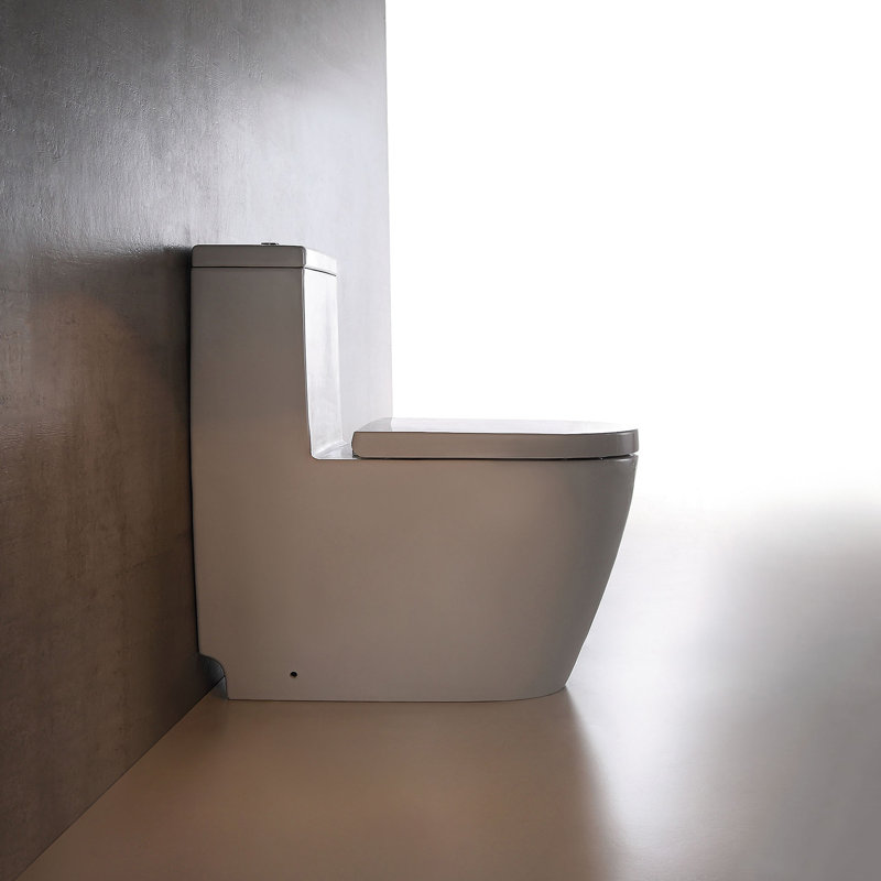 Toilette allongée à hauteur de confort allongée à fixation sur le dessus 1,28 gpf (siège inclus)