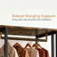 CD007 80cm Rolling Portable Wardrobe-125083444