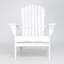 Ensemble de 2 chaises Adirondack pliantes en bois de pruche massif - chaises de patio pour l'extérieur avec grain de bois gaufré
