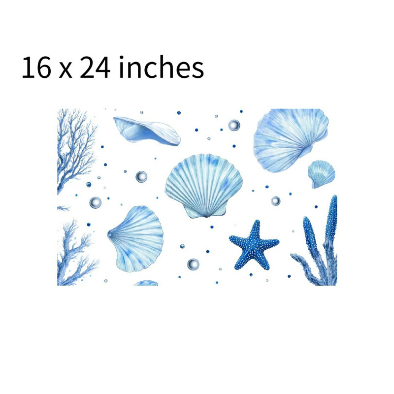 Tapis pour salle de bain Ocean Shell