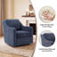 Upholstered Swivel Accent Chair-132720698