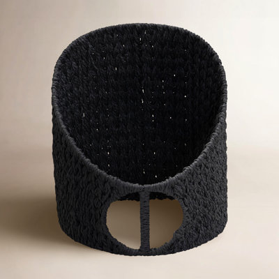 Geraldina Oval Paper Rope Magazine Rack