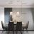 2PCS Crystal Pendant Light