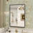 Idina Aluminum Framed Rectangle Wall Bathroom Mirror-364701094-364701112