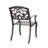 2Pcs Copper Cast Aluminum Patio Seating Chairs - Detachable Back Of 2, Finish, Rust-, Comfortable Seat, Cloud-Like