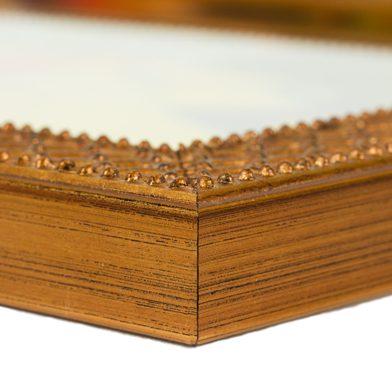 Chrisman Wood Embossed Picture Frame, Antique Gold, 24" x 36"