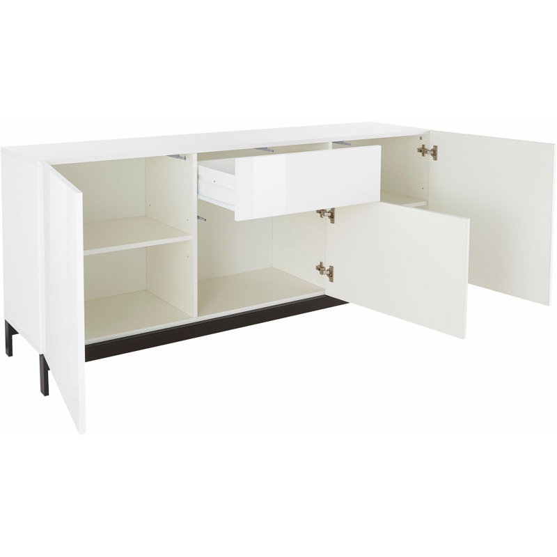 Feliciano 170cm Sideboard, Glossy White