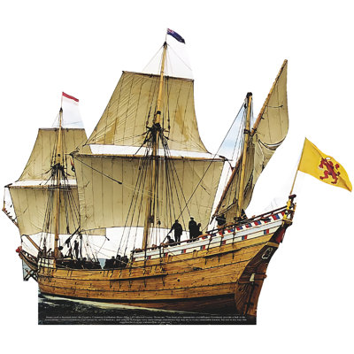 Duyfken 1595 Dutch Ship Cardboard Cutout Standup