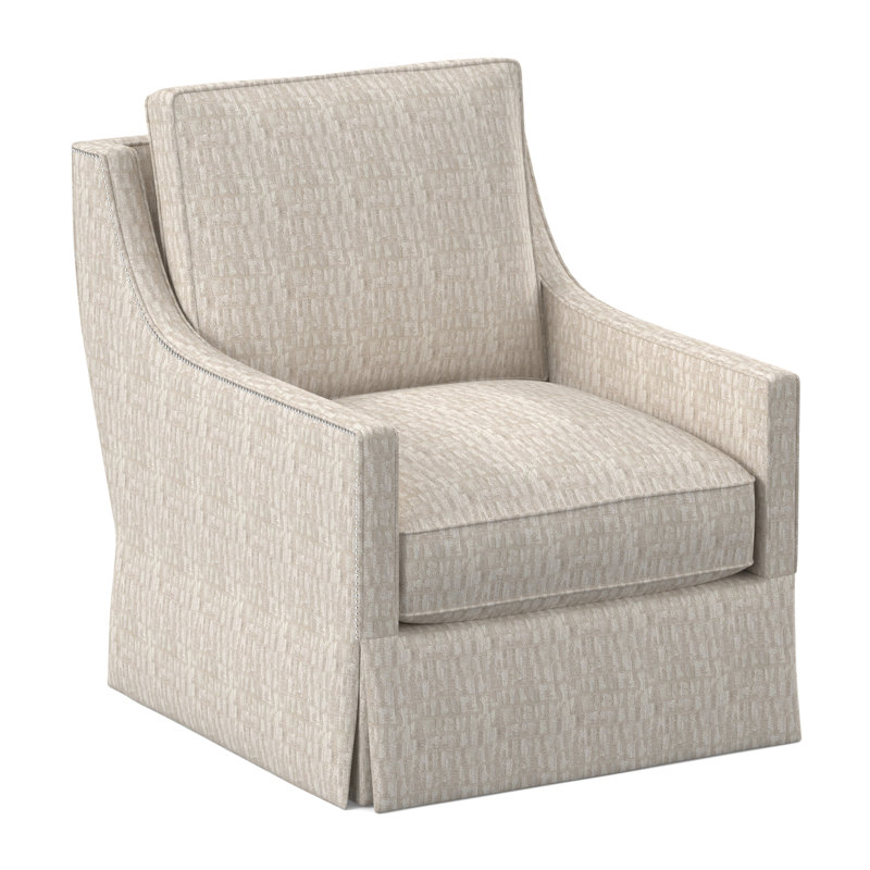 Jupe de chaise pivotante Sonoma, Viscose brume blanche