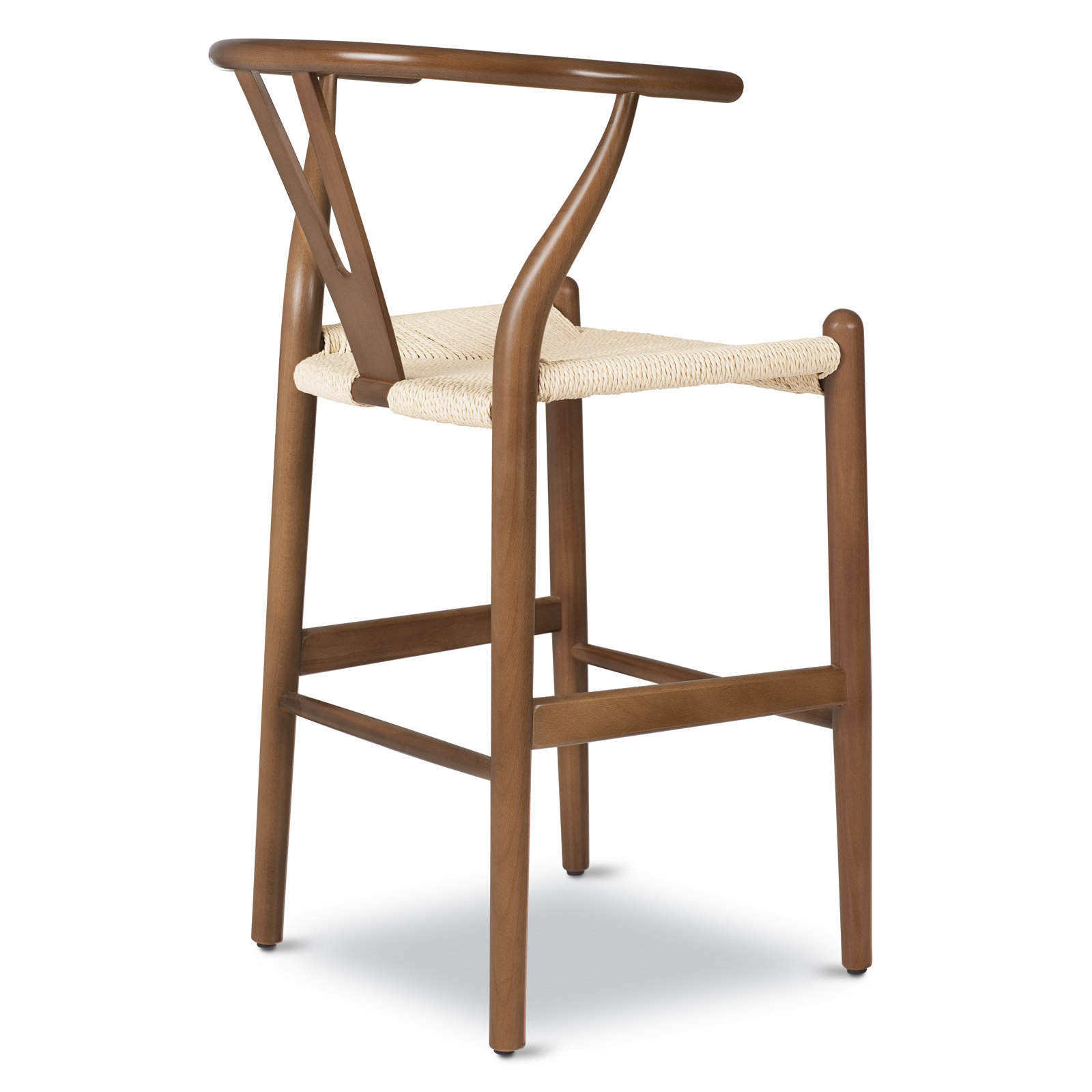  Woven Stool, Walnut