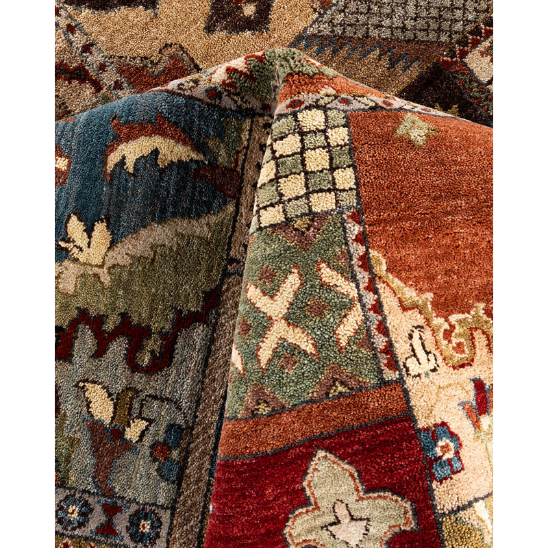 Overdyed One-of-a-Kind 8'3" x 10'3" Hand Knotted Area Rug