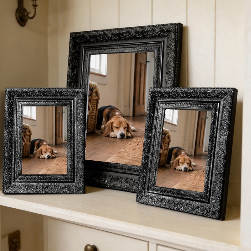 Cadre photo noir chaud 1PC pour photos de 5 po x 7 po et affichage de photos de tous les jours, Black, 1, 5" W x 7" H