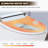 PineLn Heated Seat Dual Flush Smart Toilet With Night Light, Foot Sensor/Blackout Flush, Pre-wet Function