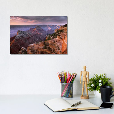 Stormy Skies Over Vishnu Temple, Grand Canyon National Park, Arizona by Tim Fitzharris - Gallery-Wrapped Canvas Giclée on Canvas