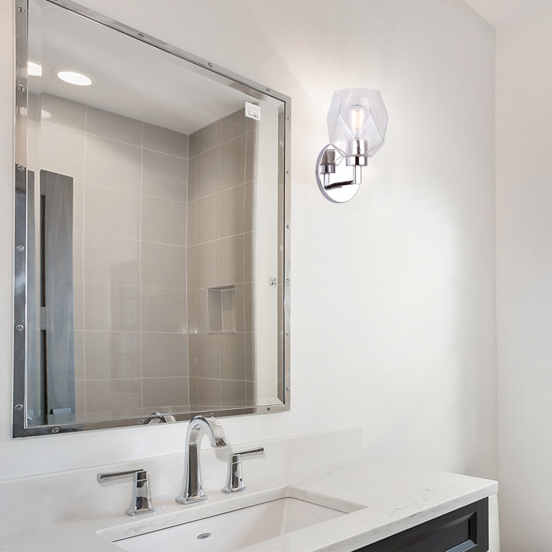 Jannus Dimmable Bath Sconce, Chrome