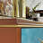 Vintage Multi - Function Embossed Entryway Cabinet