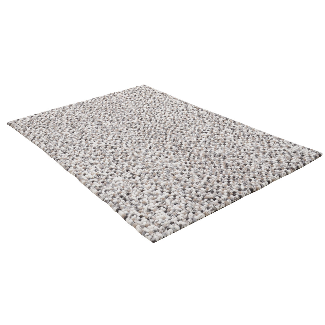 Lauge Hand Woven Wool Beige/Grey Indoor Rug