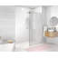 Vela 37 in. x 78 in. Fully Frameless Single Fixed Shower Panel-329692924