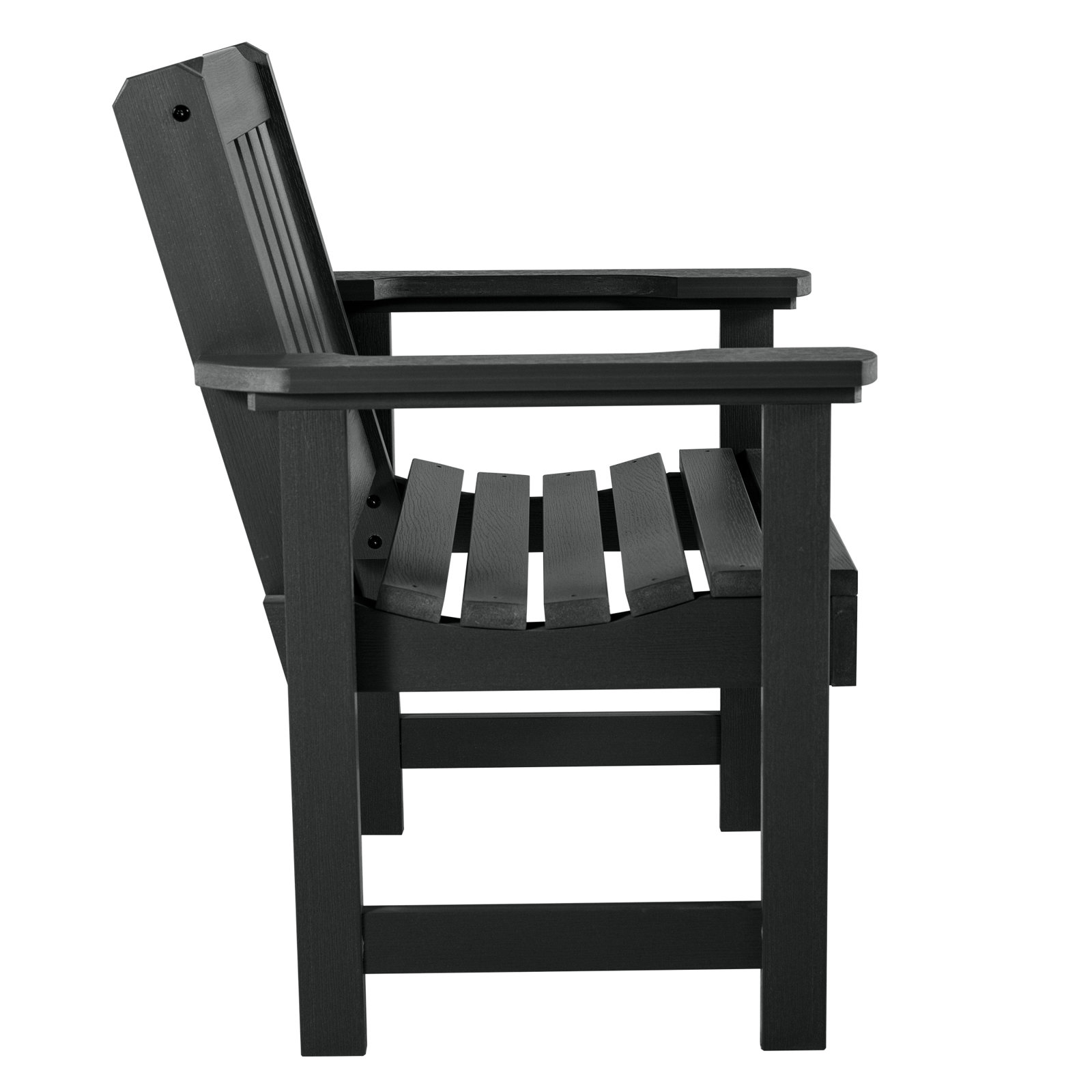 Outdoor Lounge Chair, Black