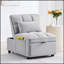 Canapé-lit simple capitonné avec dossier réglable et coussins, méridienne convertible pour une utilisation polyvalente-951436126