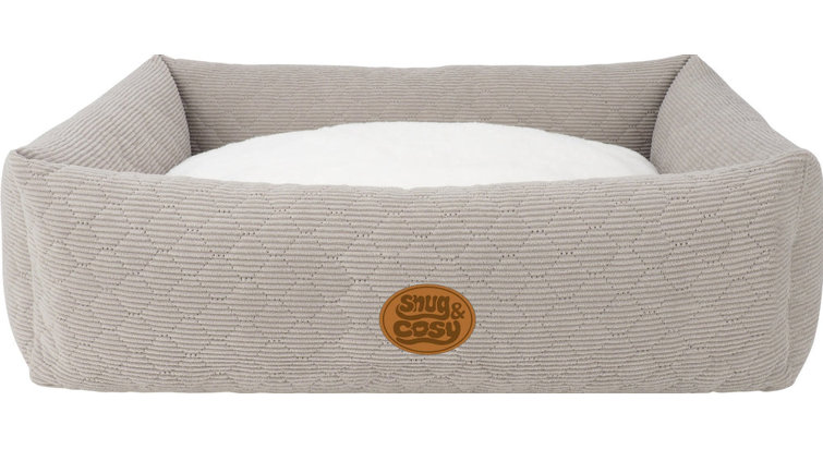 Snug And Cosy Multi FAUX WOOL Pet Bed