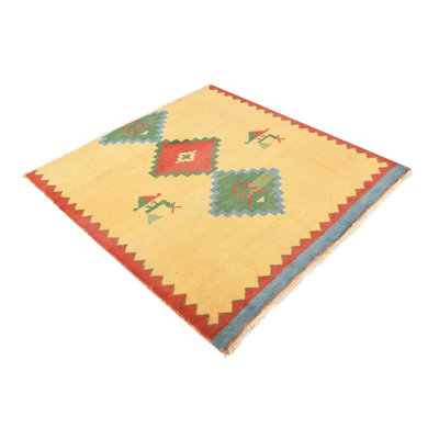 4x6 Polla Yellow Rug
