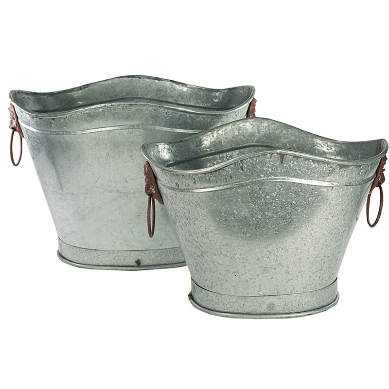 Emanuel Metal Pot Planter