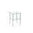 2-Piece Clear Side Table