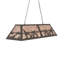 48" Long Ducks In Flight Oblong Pendant