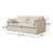 Capella 87.75'' Upholstered Sofa