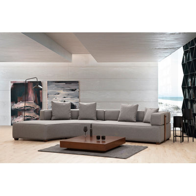 Upholstered Curved Sectional