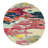 Roshan Machine Made Polypropylene Pink Area Rug-666727273