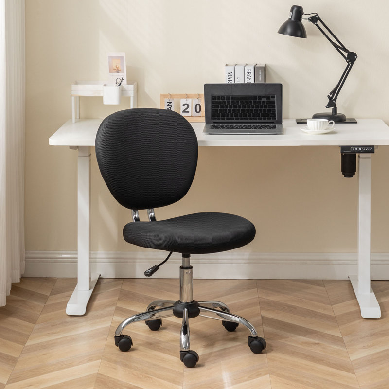Devian Mesh Office Chair with Chrome Base, Black