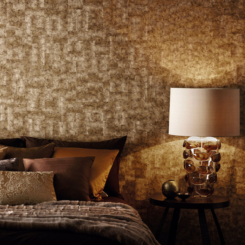 Marble Wallpaper, Amber