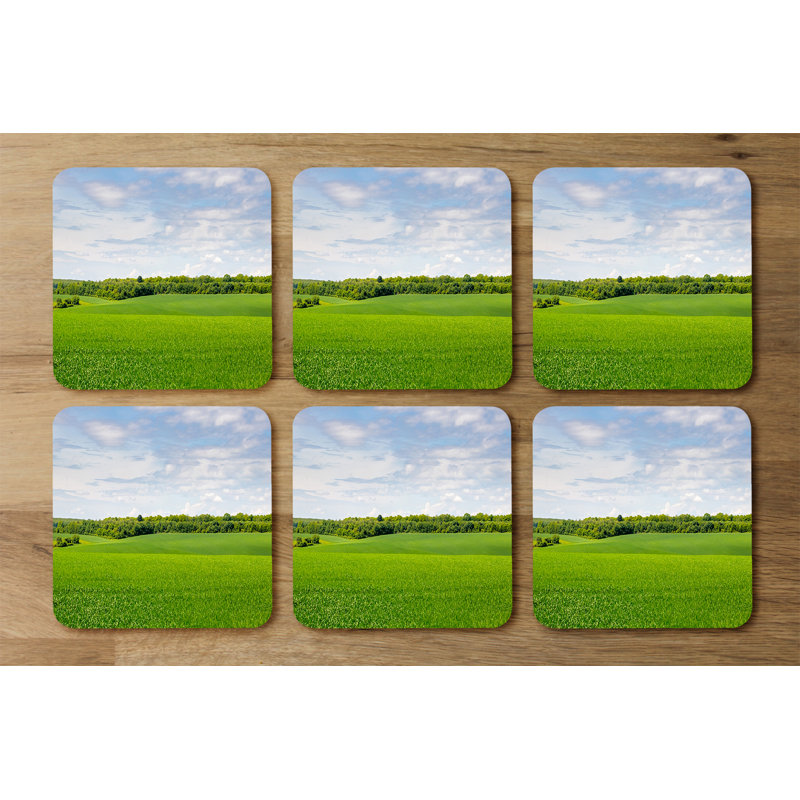 Square 6 Piece Coaster Set