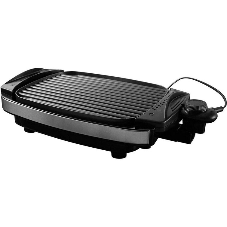 Ovente Non-Stick Electric Grill Sandwich Maker - Black