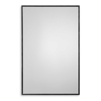  Rectangular Wall Mirror Oil Rubbed Bronze Frame – 36" H Modern Vanity