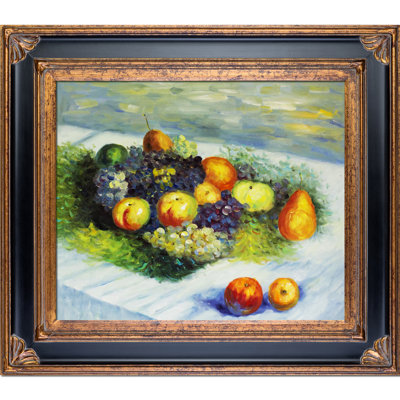 « poiriers et raisins » par claude monet picture cadre, reproduction d’art sur toile