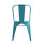 Chaise d'appoint empilable en métal Lily-1677425359