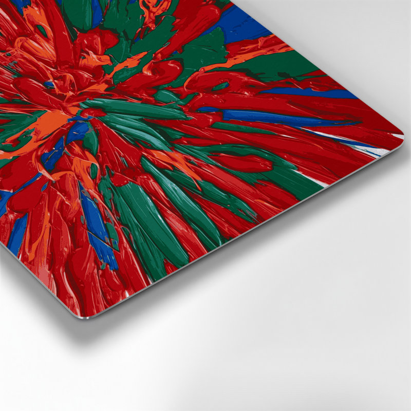 Art mural en métal Neo Expressionism 56, H 192 po x l 192 po x P 0,05 po
