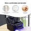 Fauteuil inclinable en cuir noir