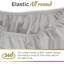 Ensemble de draps 100% microfibre double brossé - très doux et infroissable - poches profondes de 15 po - idéal pour les dortoirs, les hôpitaux et les lits séparés - ensemble de 3 pièces-115291453-115291471