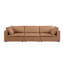 Canapé modulaire en cuir italien Cowville-106895650