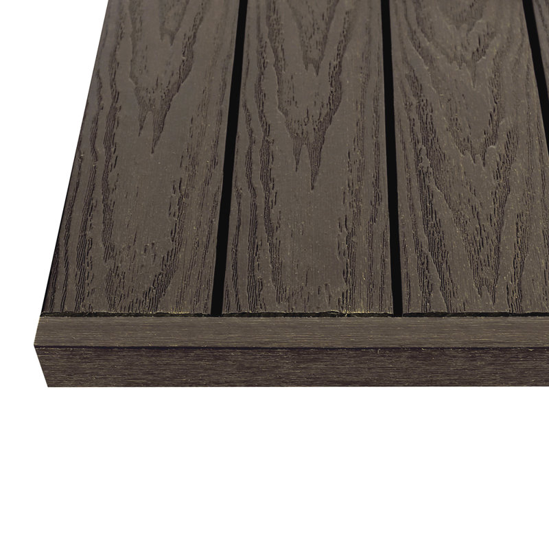 Carreau de terrasse en composite noyer espagnol 1 "x 12" Quick Deck, Noyer espagnol