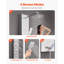 Système de tour de douche avec colonne de douche en acier inoxydable et jet de massage 4 modes