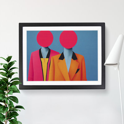 Two Women Abstract Vol.2 - Single Picture Frame Print