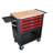 4 Drawers Multifunctional Tool Cart With Wheels And Wooden Top